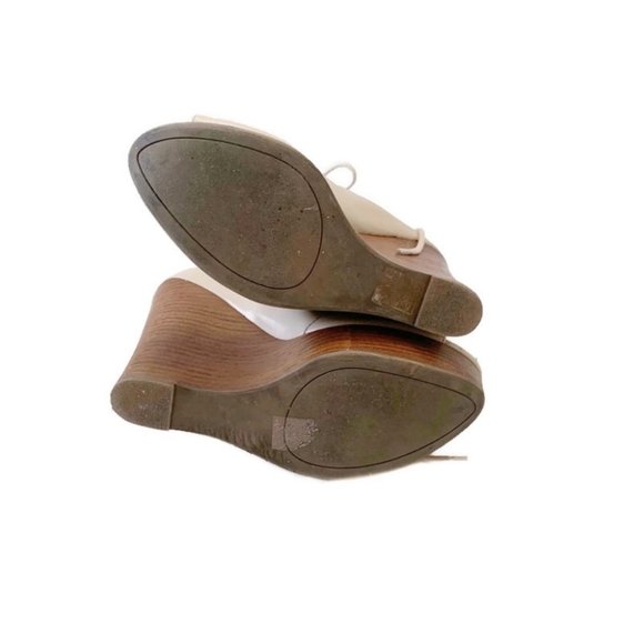 Aldo Cut Out Lace Up Wedge Sandals - Picture 6 of 6